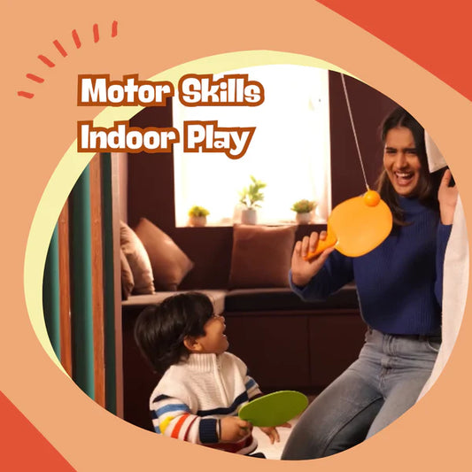 Indoor Table Tennis Trainer Set - Fun Family Bonding!